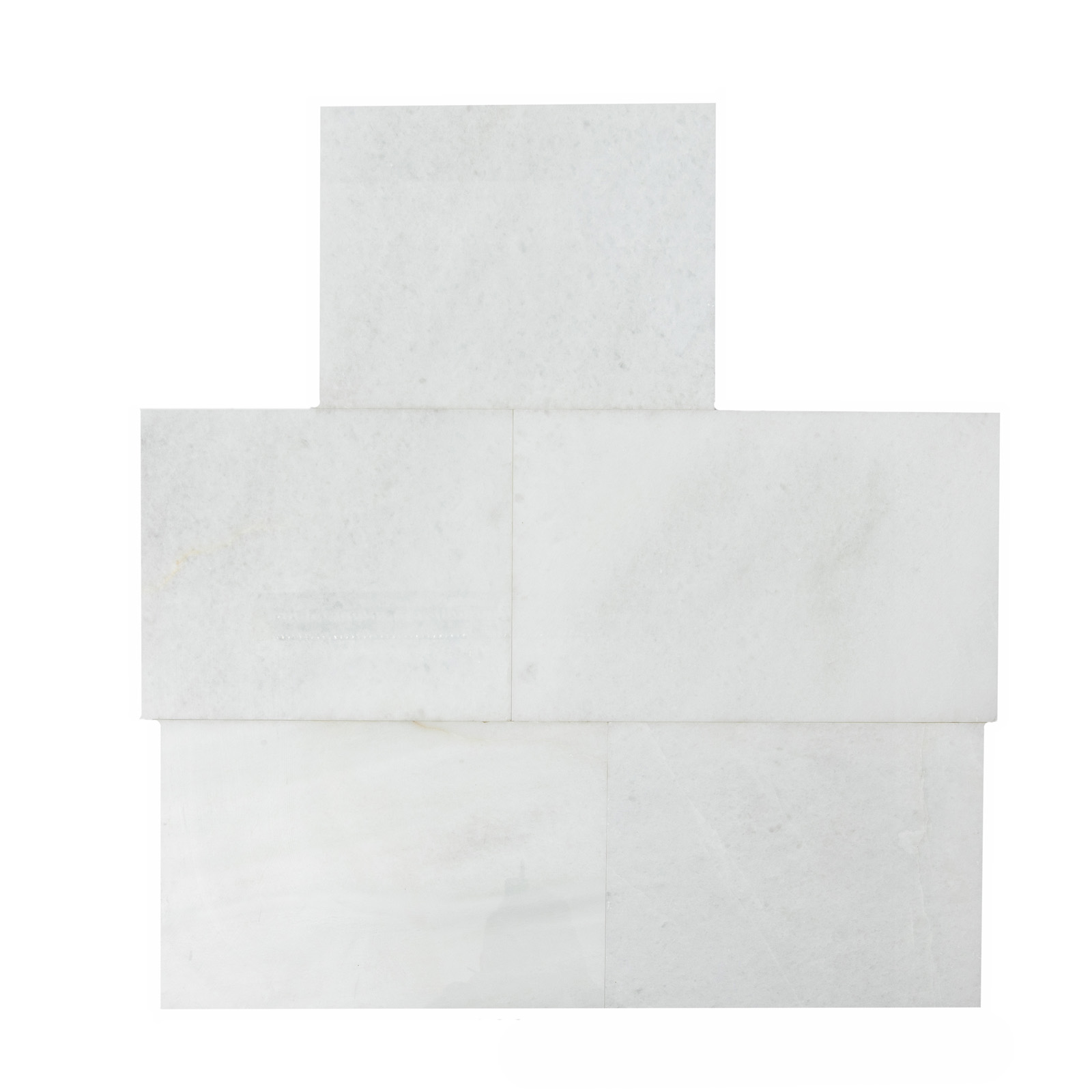 Płytki marmurowe 30/różnejdługości /2 cm z białego marmuru rbianco neve wykończenie polerowane - obrazek 4