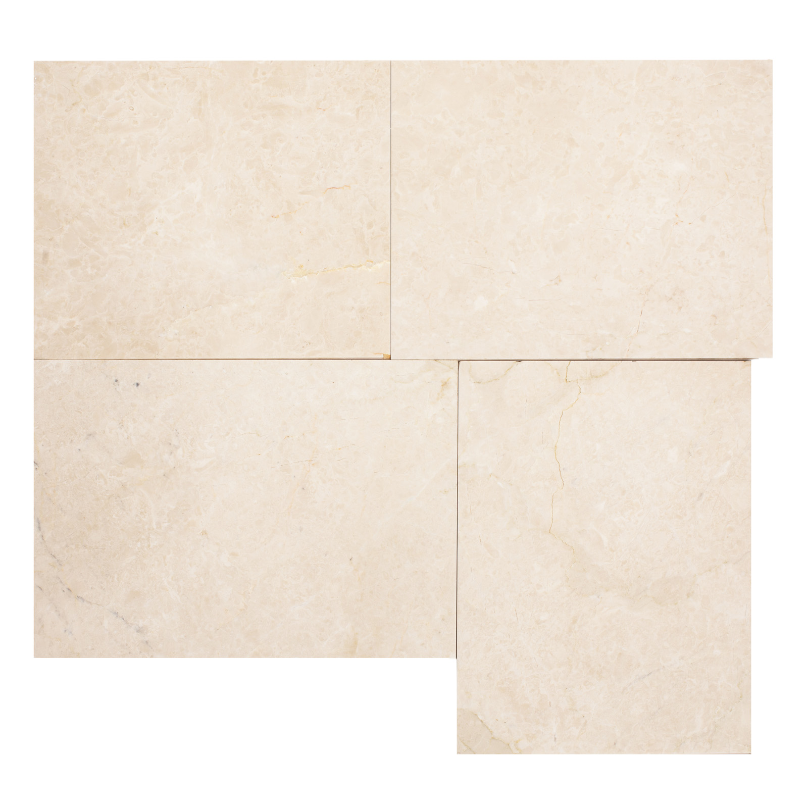 Płytki marmurowe z beżoweg marmuru Beige Crystallino w rozmiarze 30/fle/2 cm, wykończenie polerowane - obrazek 3