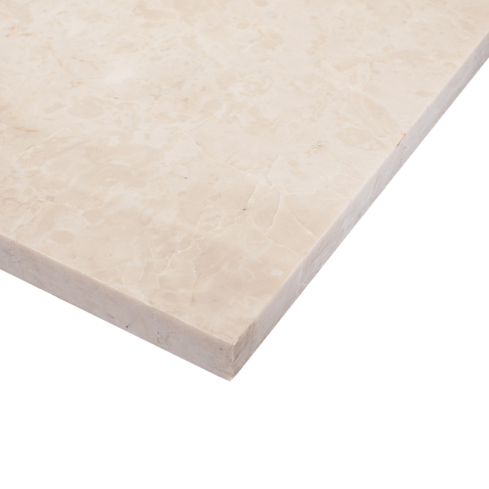 Płytki marmurowe z beżoweg marmuru Beige Crystallino w rozmiarze 30/fle/2 cm, wykończenie polerowane - obrazek 2