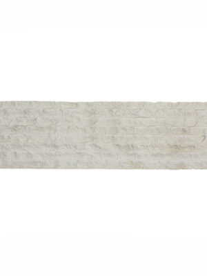 Płytki marmurowe z białego marmuru Glacier White w rozmiarze 30/fle/2 cm, wykończenie ryflowane