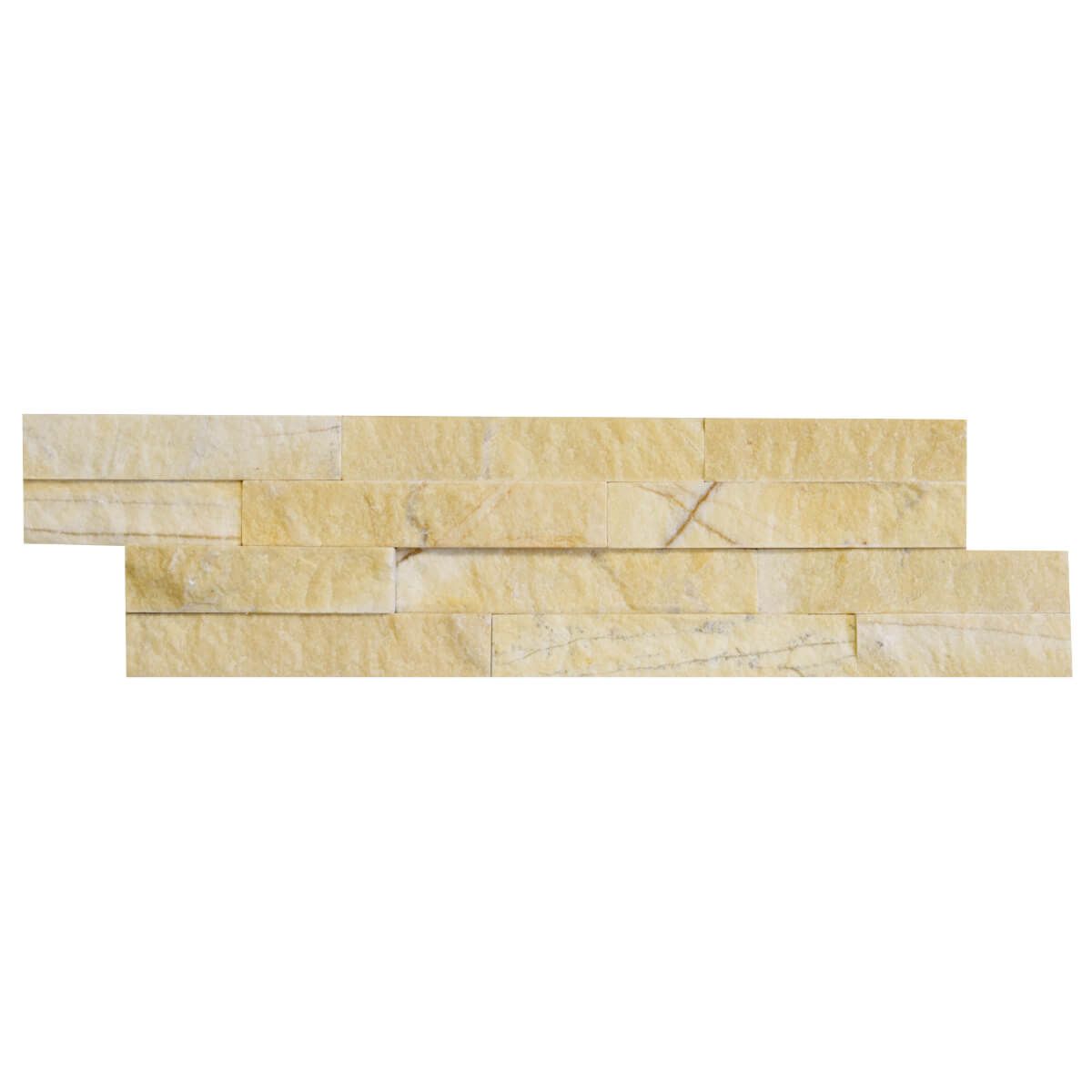 Panel ścienny Marmur Yellow Stackstone 10x36x0,8-1,3 cm
