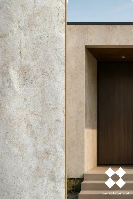 Fornir Kamienny Travertino beige 2MM 305x122x0,2 cm
