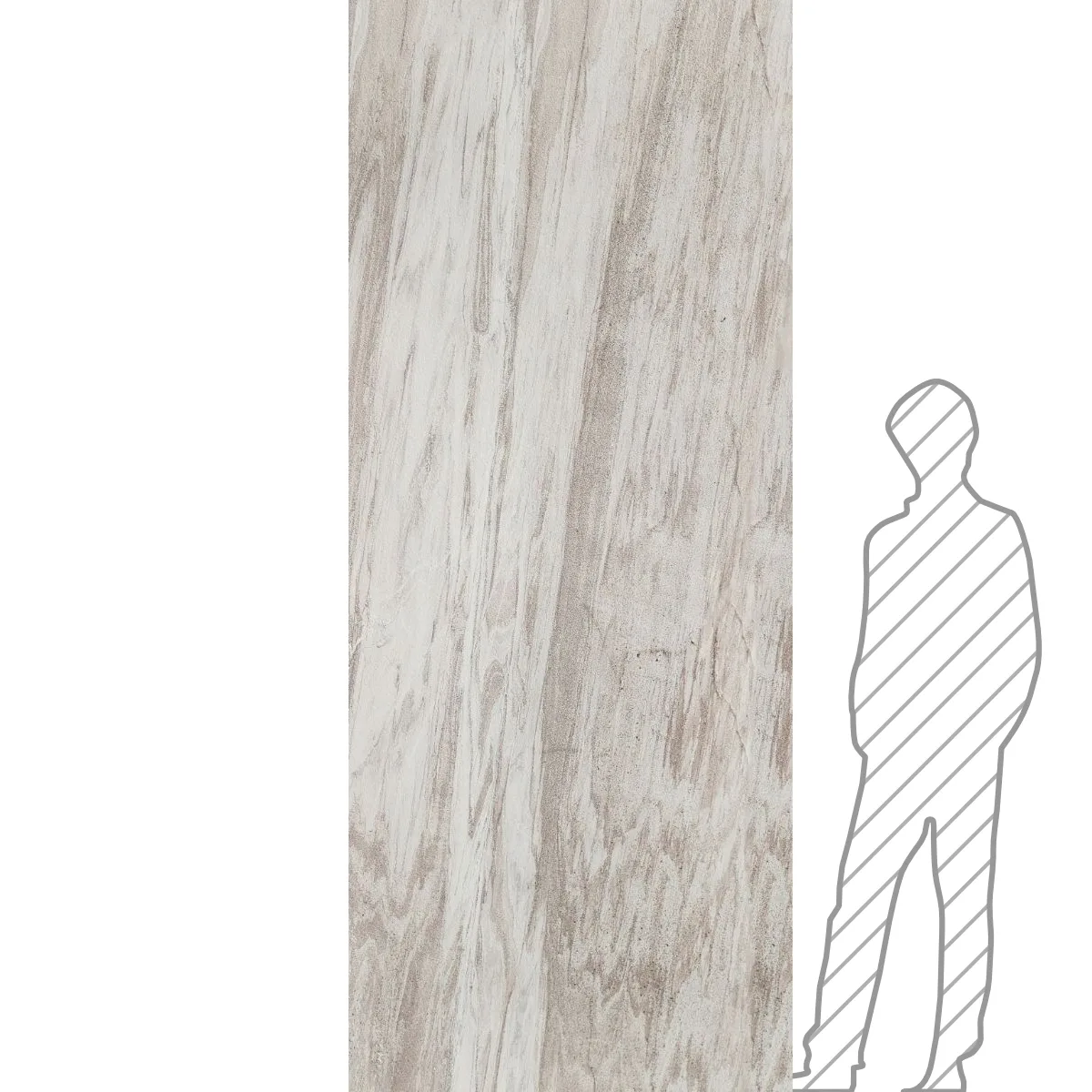 Fornir Kamienny Grigio Cliff White 2MM 244x122x0,2 cm - obrazek 2