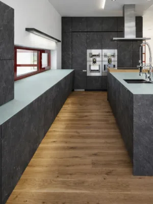 Fornir Kamienny Łupek Black Slate tapeta 2MM 305x122x0,2 cm