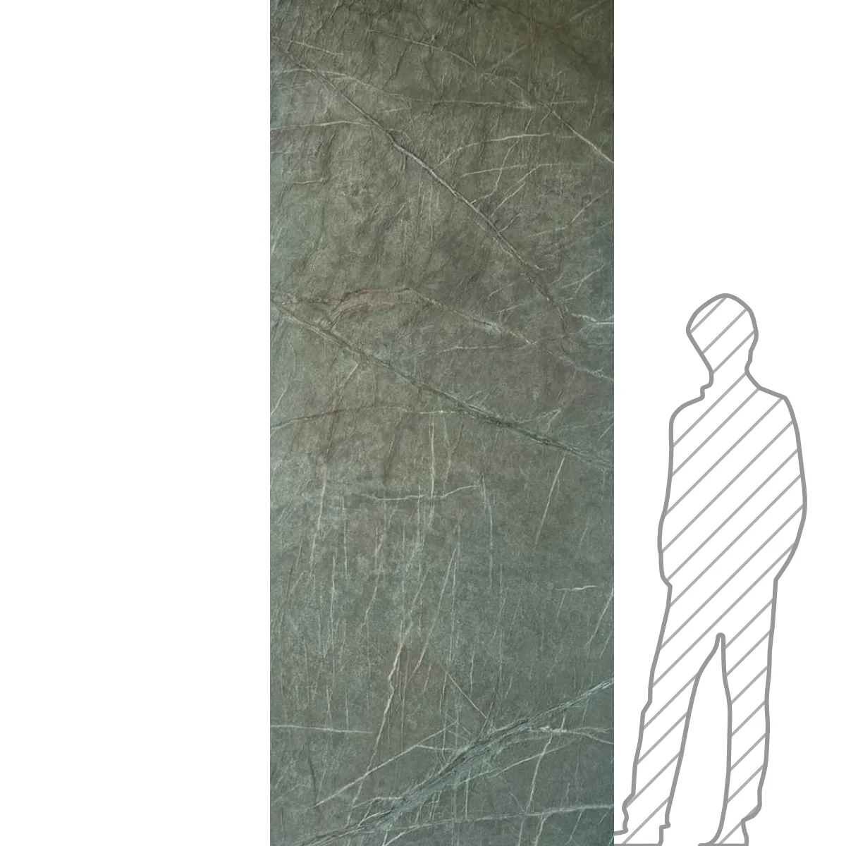 Fornir Kamienny Rainforest Green tapeta 2MM 305x122x0,2 cm - obrazek 2