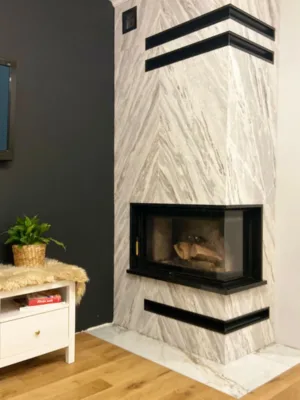Fornir Kamienny White Marble 2MM 305x122x0,2 cm