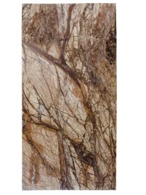 Płytki Marmur Rain Forest Brown szczotkowany 61x30,5x1,2 cm