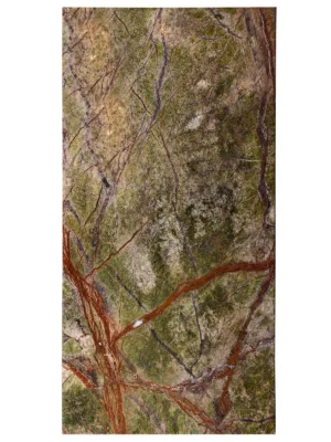 Płytki Marmur Rain Forest Green polerowany 61x30,5x1,2 cm