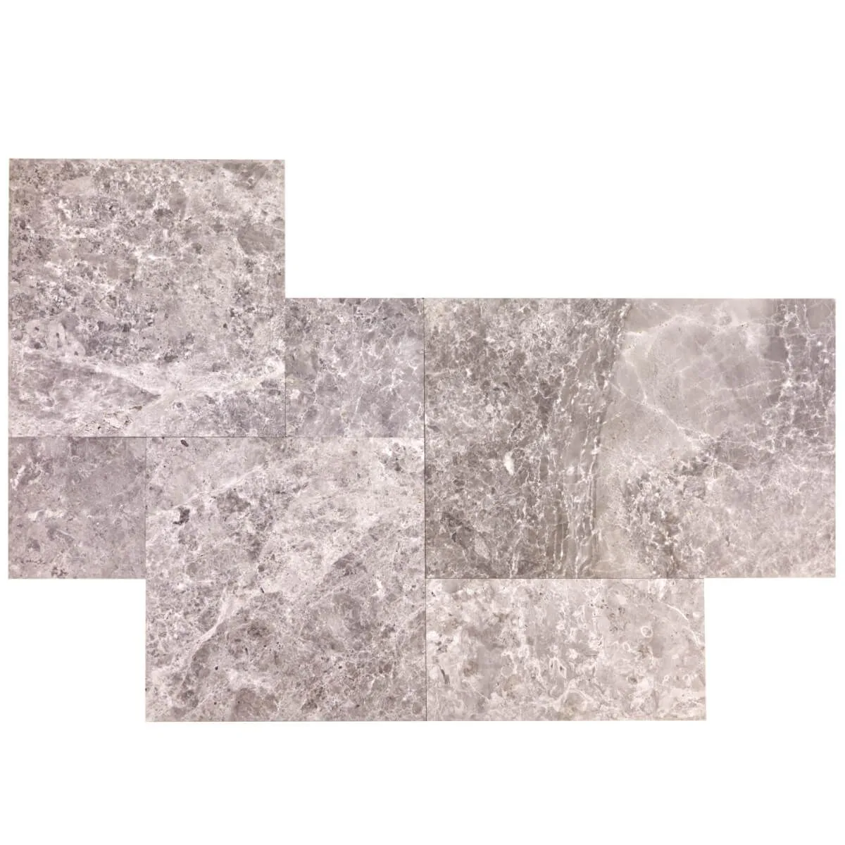 Płytki Marmur Tundra Grey Premium szlifowany komplet 0,742 m2