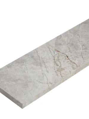 Podstopień marmurowy Tundra Grey polerowany 135x16,5x2 cm