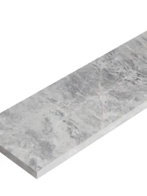 Podstopień marmurowy Tundra Grey szlifowany 135x16,5x2 cm