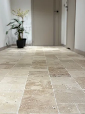 Płytki Trawertyn Classic Light Piccolo bębnowany komplet 0,720 m2