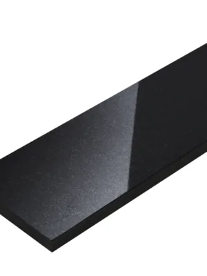 Podstopień granitowy Absolute Black polerowany 150x16,5x2 cm