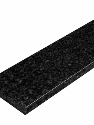 Podstopień granitowy Angola Black polerowany 150x16,5x2 cm