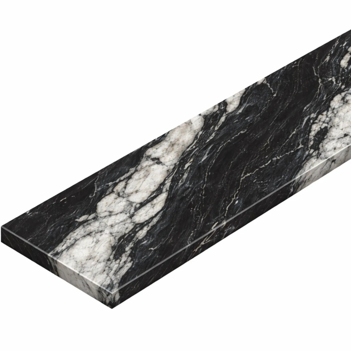 Podstopień granitowy Black Forest szczotkowany 150x16,5x2 cm