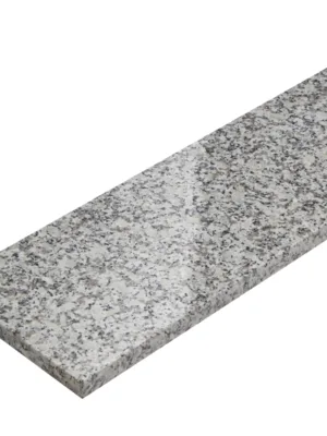 Podstopień granitowy G602 Bianco Sardo polerowany 150x16,5x2 cm