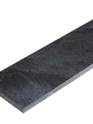 Podstopień kwarcyt Silver Grey leather 150x16,5x2 cm