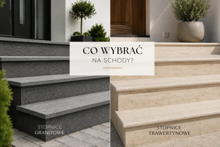 Stopnice granitowe czy trawertynowe – co wybrać na schody?