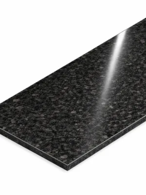 Stopień granitowy Angola Black polerowany 150x33x2 cm