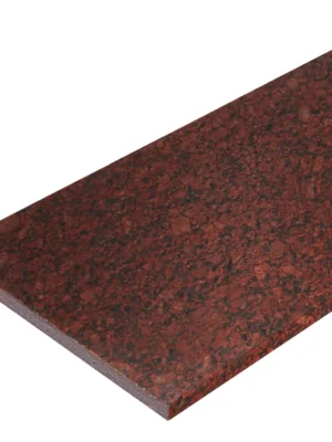 Stopień granitowy Fortune Red leather 150x33x2 cm