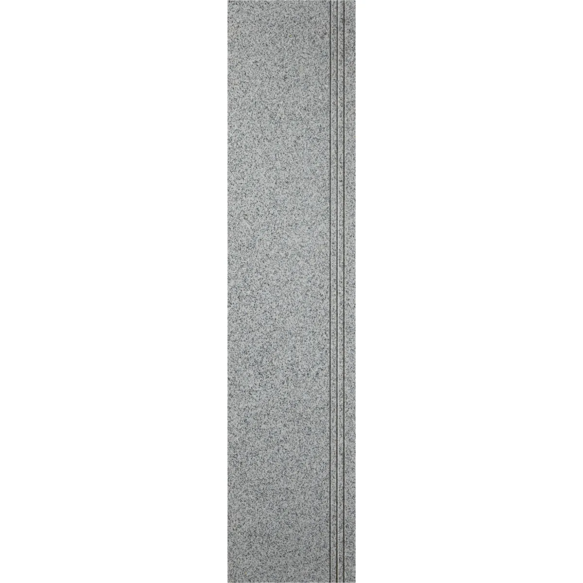 Stopień granitowy G603 New Bianco Cristal polerowany 150x33x2 cm z
antypoślizgowymi ryflami