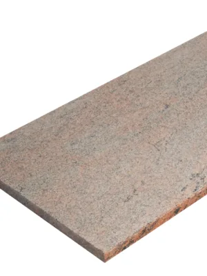 Stopień granitowy Multicolor Red płomieniowany 150x33x3 cm